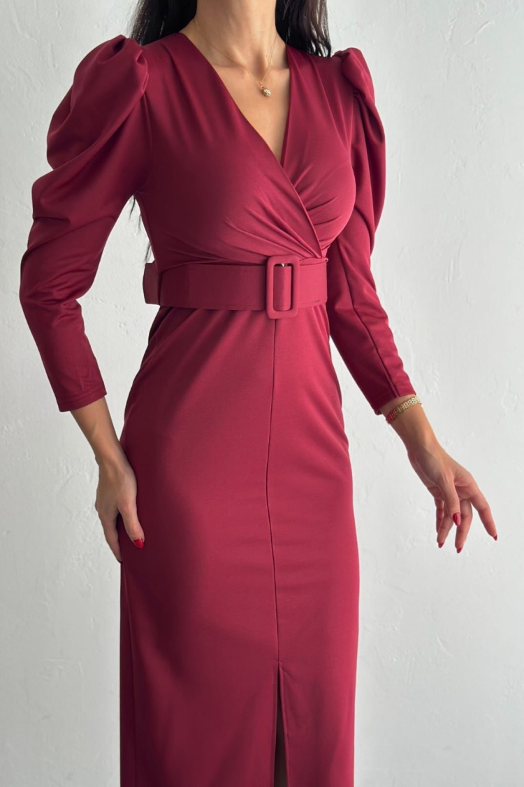 Front Slit Detail Dress - Producer: My Jest Fashion - Wholesale Women Clothes - TheBS Women