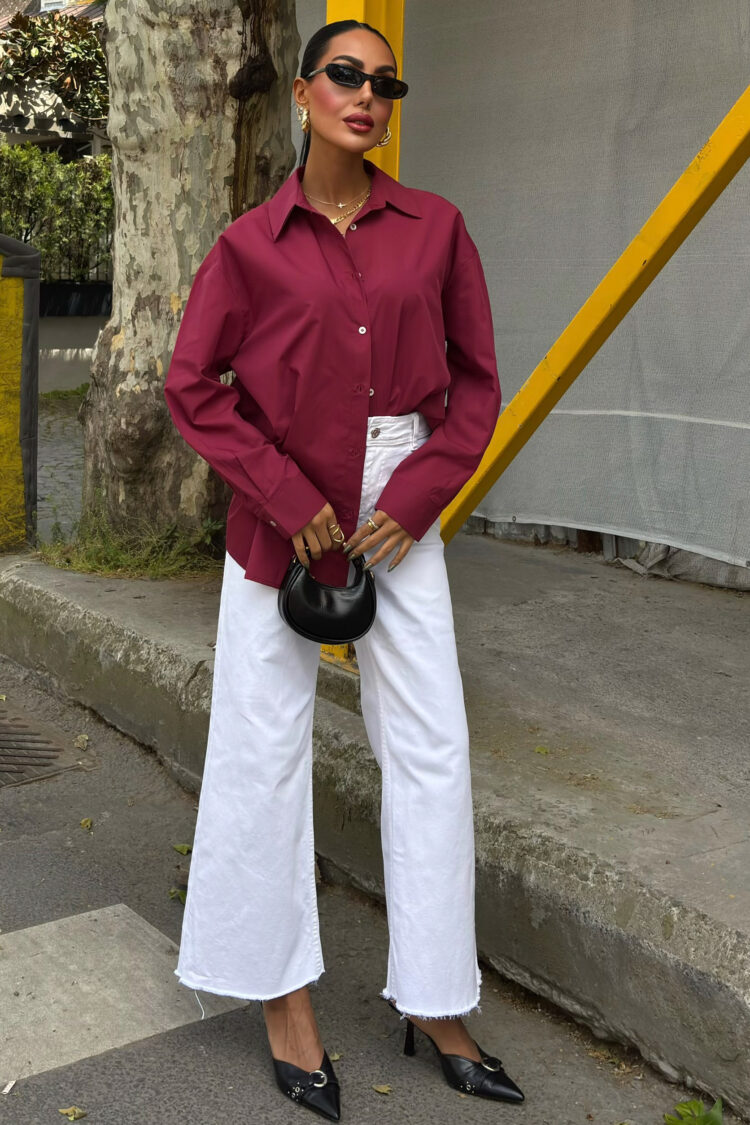 Classic Oversized Poplin Shirt - Producer: Sobe Istanbul - Wholesale Women Clothes - TheBS Women