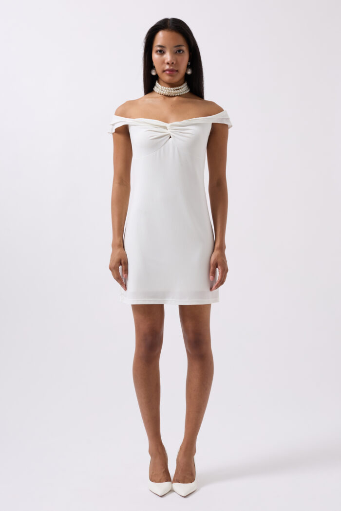 Ruffle Detail Shoulder Strap Mini Dress - Producer: Black Fashion - Wholesale Women Clothes - TheBS Women