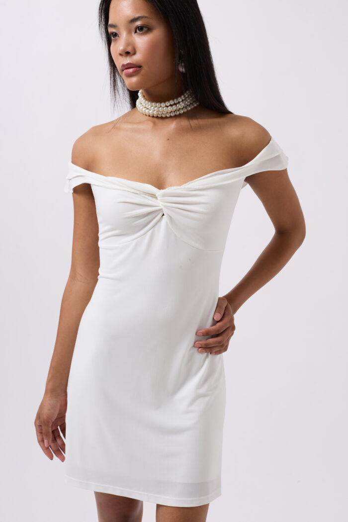 Ruffle Detail Shoulder Strap Mini Dress - Producer: Black Fashion - Wholesale Women Clothes - TheBS Women