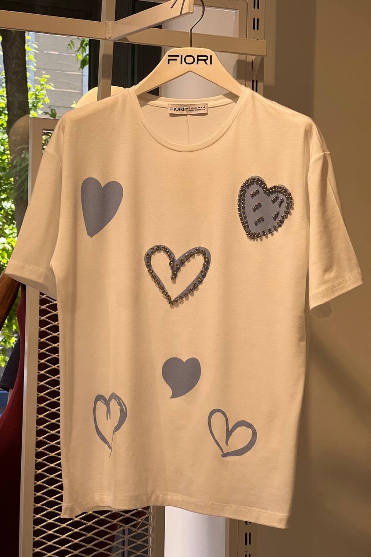Printed Tshirt - Brand: Fiori - Women & Kids, Baby Clothes Wholesale - TheBS Women
