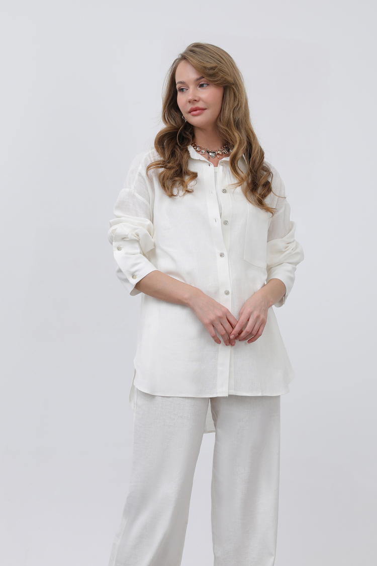 Women's Basic Linen Shirt - Brand: SOUL - Women & Kids, Baby Clothes Wholesale - TheBS Women