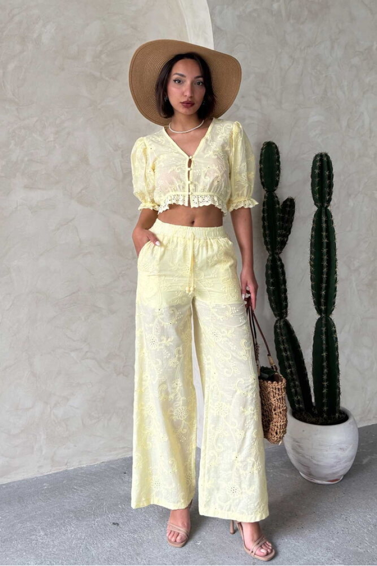 Embroidered Pants - Brand: Topshow - Women & Kids, Baby Clothes Wholesale - TheBS Women