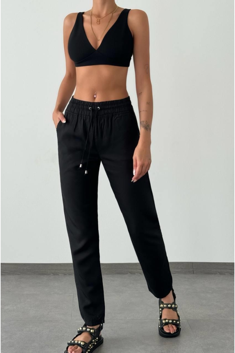 Elastic Waist Jogger Pants - Brand: LACARINO - Women & Kids, Baby Clothes Wholesale - TheBS Women