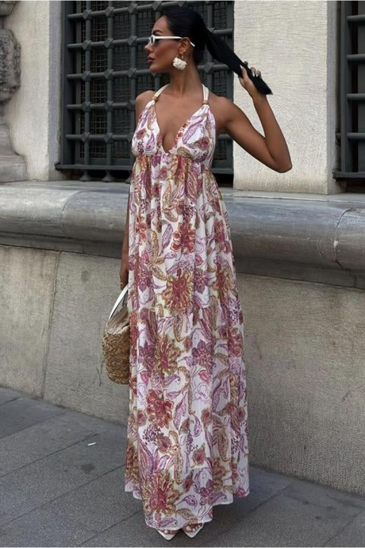 Amelia Backless Chiffon Dress - Brand: Sobe Istanbul - Women & Kids, Baby Clothes Wholesale - TheBS Women
