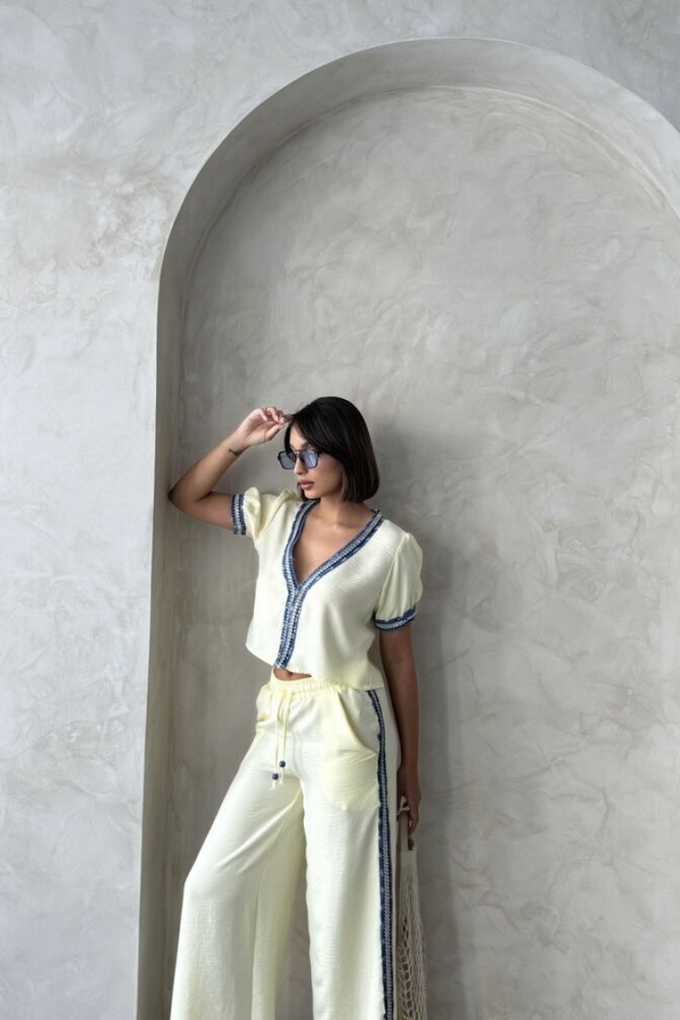 Denim Detailed Jacket - Producer: Topshow - Wholesale Women Clothes - TheBS Women