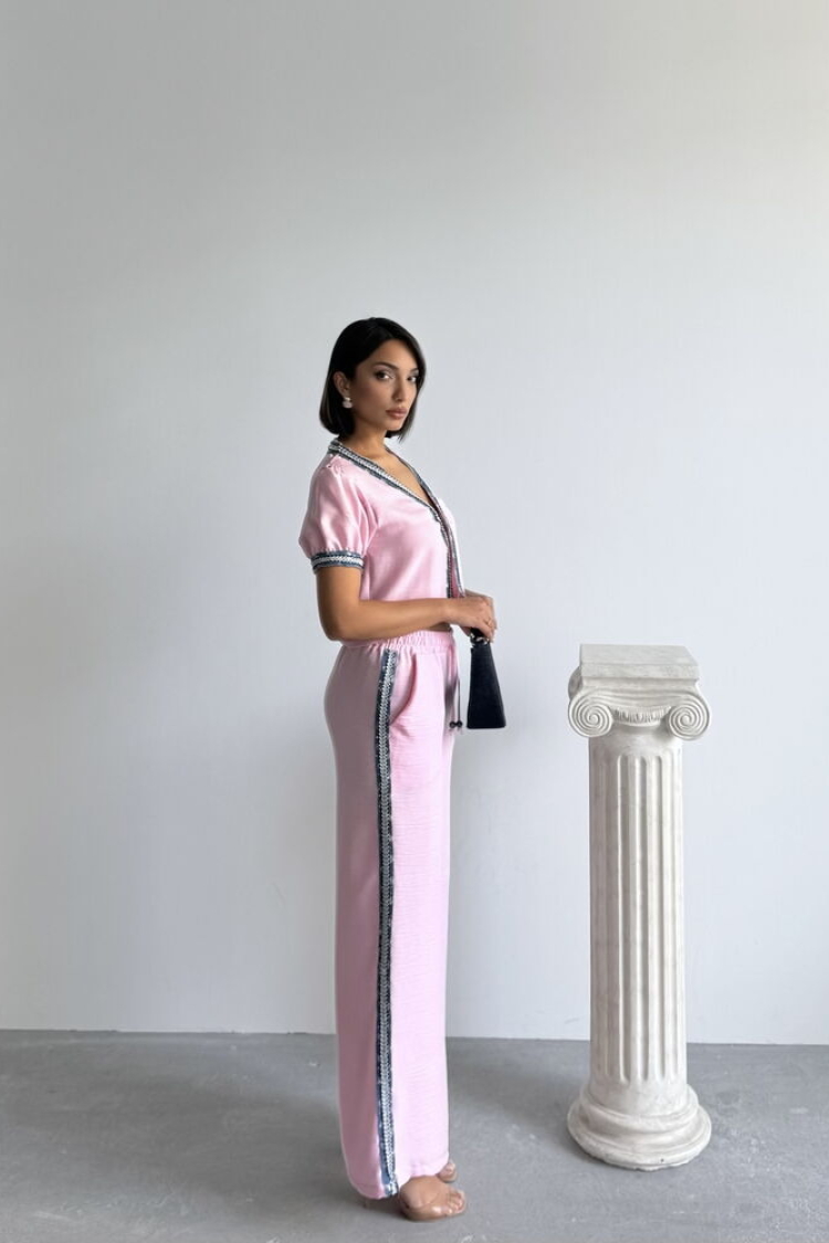 Denim Striped Pants - Producer: Topshow - Wholesale Women Clothes - TheBS Women