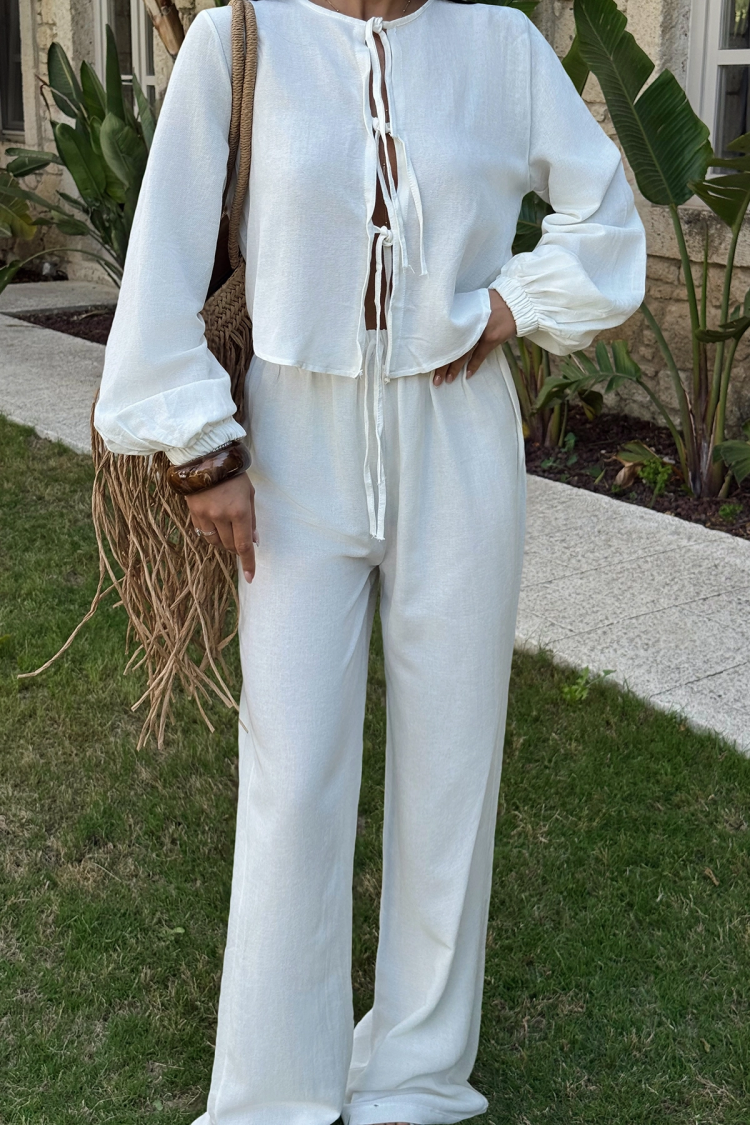 Tied Trouser Suit - Producer: EYYO ATELIER - Wholesale Women Clothes - TheBS Women