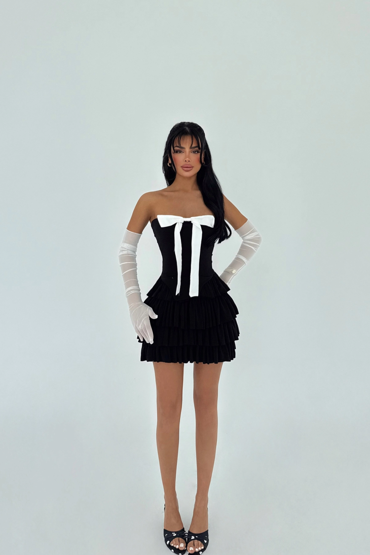 Strapless Dress With Gloves - Producer: EYYO ATELIER - Wholesale Women Clothes - TheBS Women