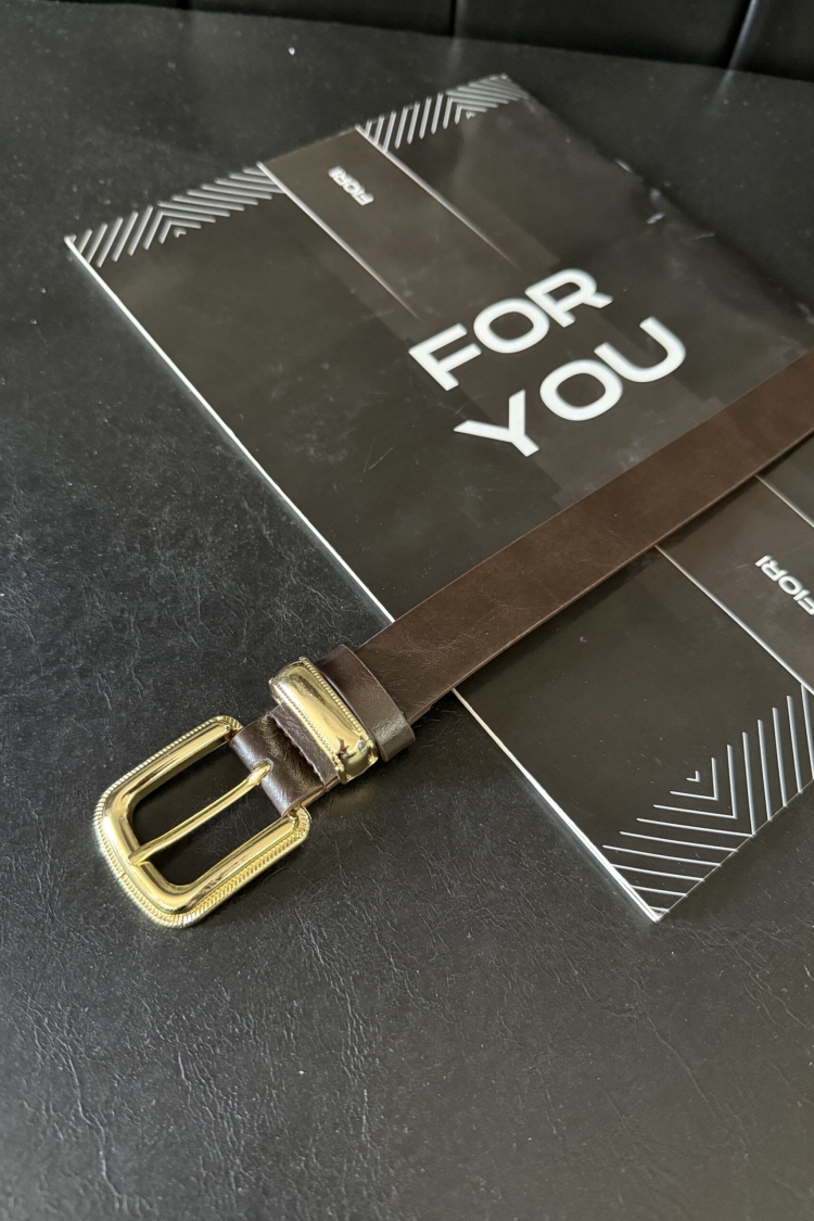 Gold Plated Blackout Women's Belt - Brand: Fiori - Women & Kids, Baby Clothes Wholesale - TheBS Women