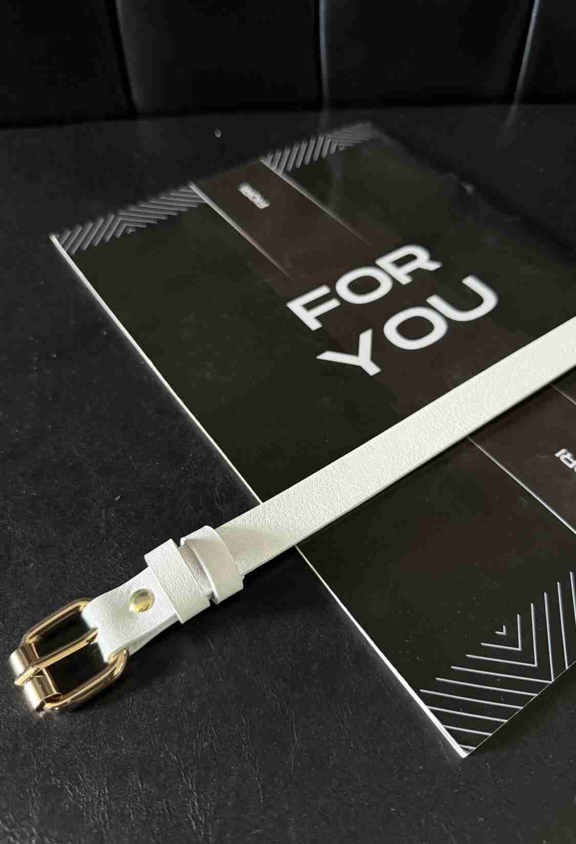 Slim Women's Belt With Square Buckle - Brand: Fiori - Women & Kids, Baby Clothes Wholesale - TheBS Women