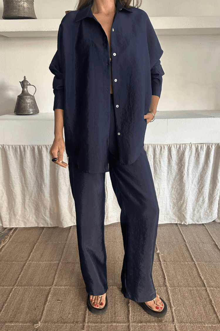 Shirt-Pants Suit Cupra Fabric - Producer: Ello - Wholesale Women Clothes - TheBS Women