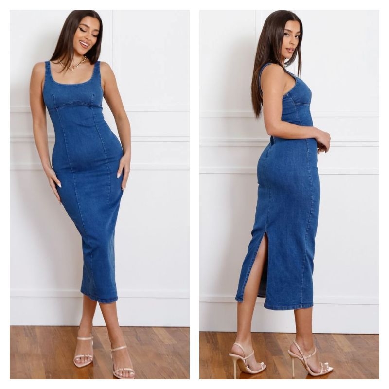 Denim Dress - Producer: My Jest Fashion - Wholesale Women Clothes - TheBS Women