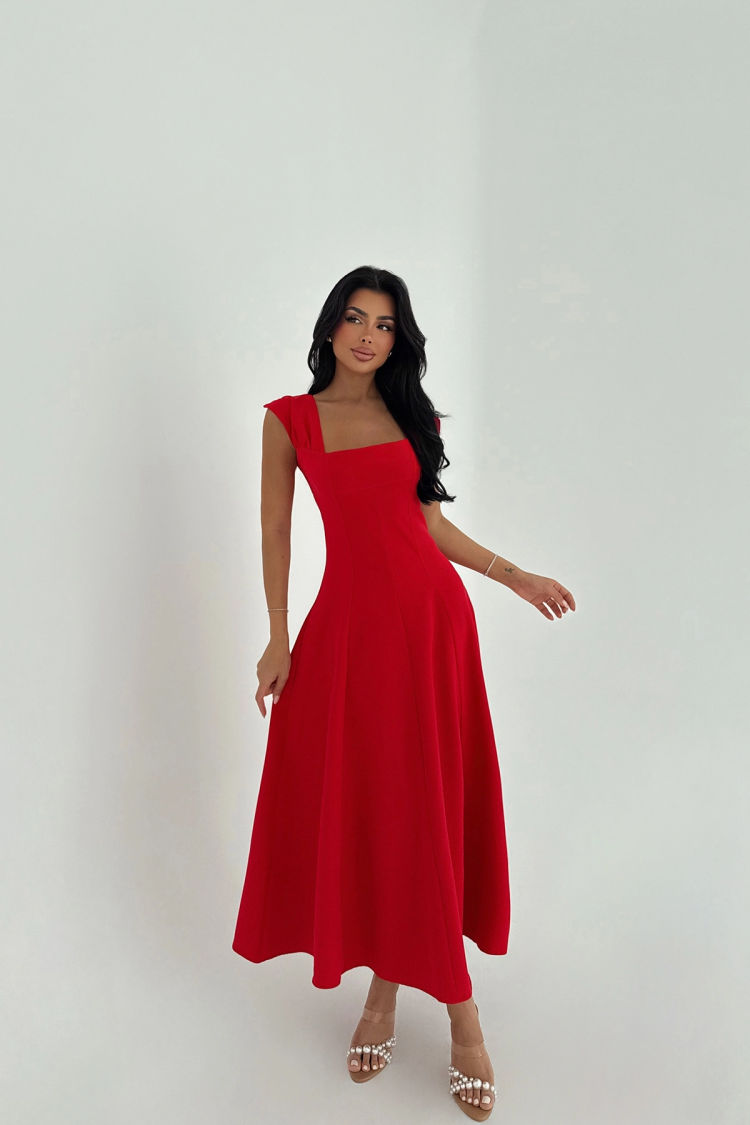 Straped Long Dress - Producer: EYYO ATELIER - Wholesale Women Clothes - TheBS Women