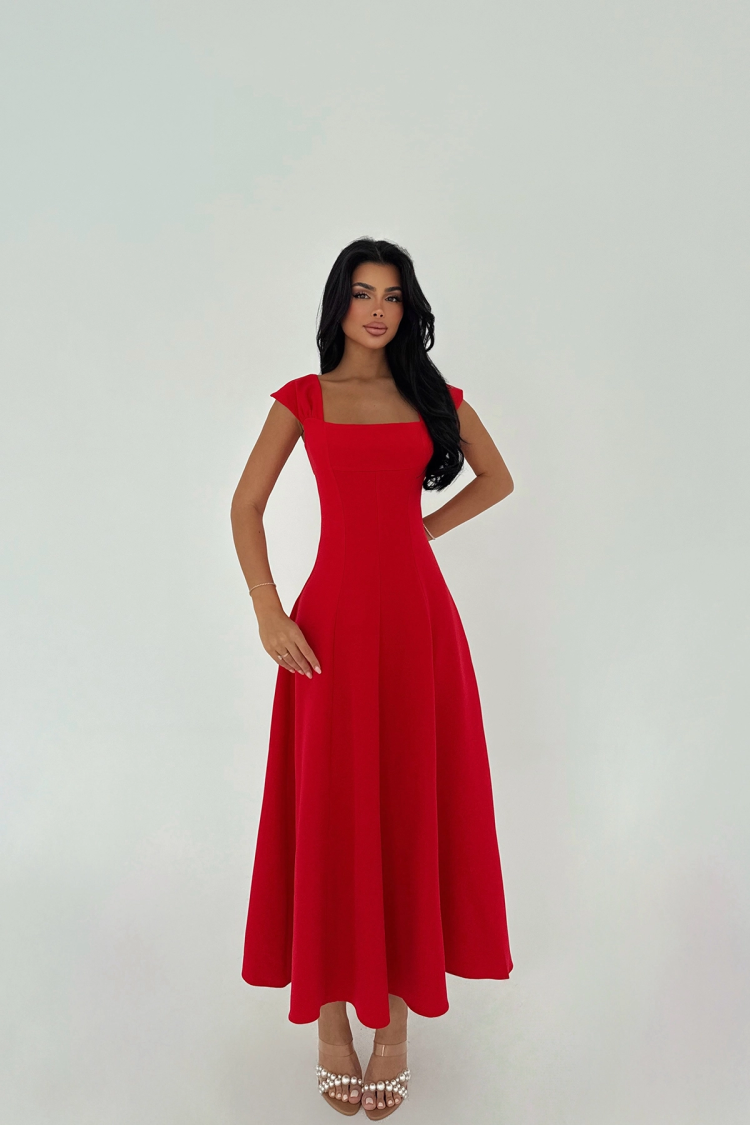 Straped Long Dress - Producer: EYYO ATELIER - Wholesale Women Clothes - TheBS Women
