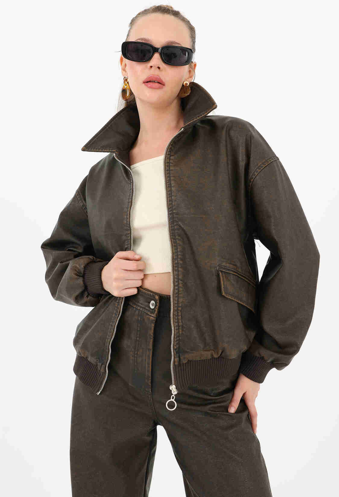 Women's Wash Leather Jacket - Brand: SOUL - Women & Kids, Baby Clothes Wholesale - TheBS Women