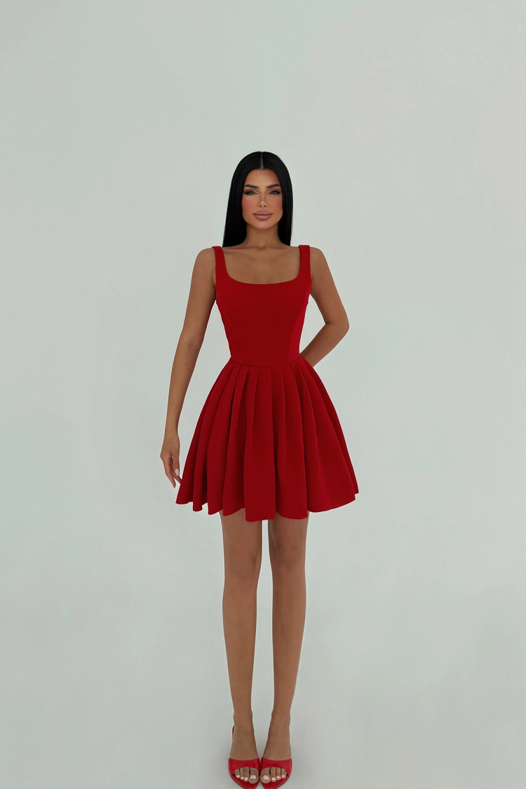 Strap Mini Dress - Producer: EYYO ATELIER - Wholesale Women Clothes - TheBS Women