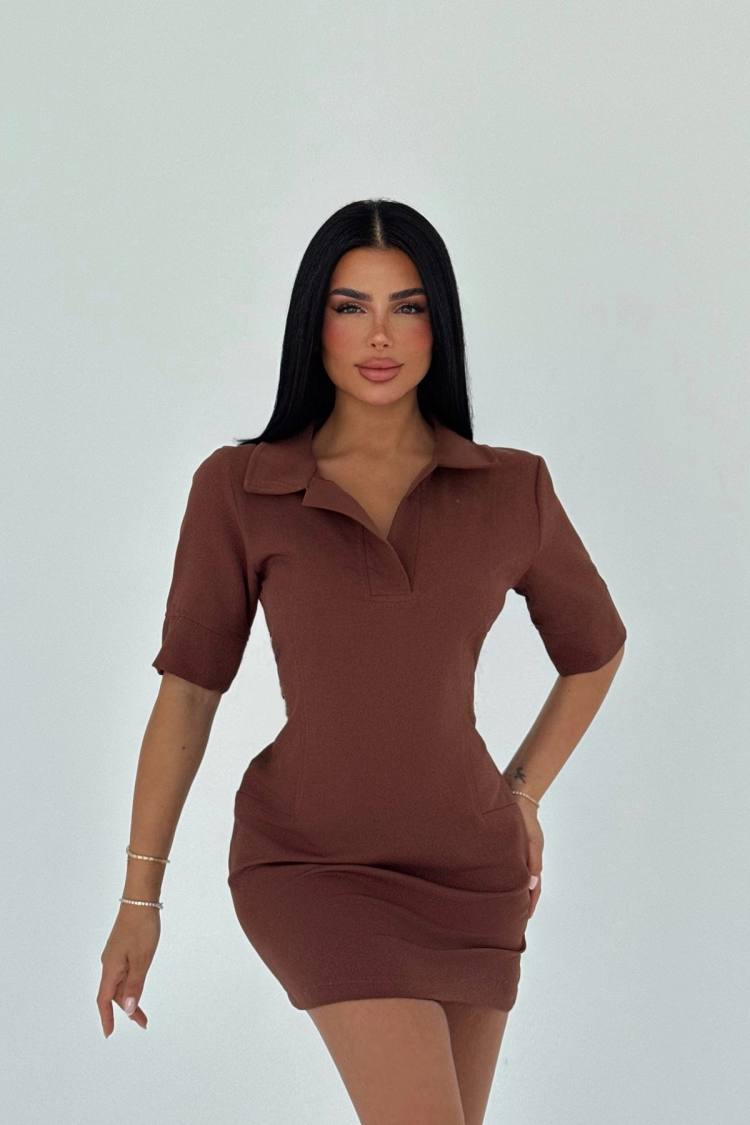 Shirt Collar Dress - Producer: EYYO ATELIER - Wholesale Women Clothes - TheBS Women