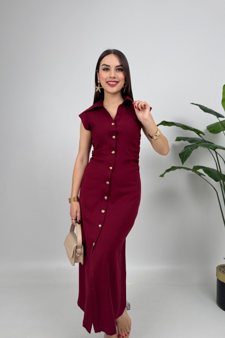 Front Buttoned Dress - Brand: Miss Janell - Women & Kids, Baby Clothes Wholesale - TheBS Women
