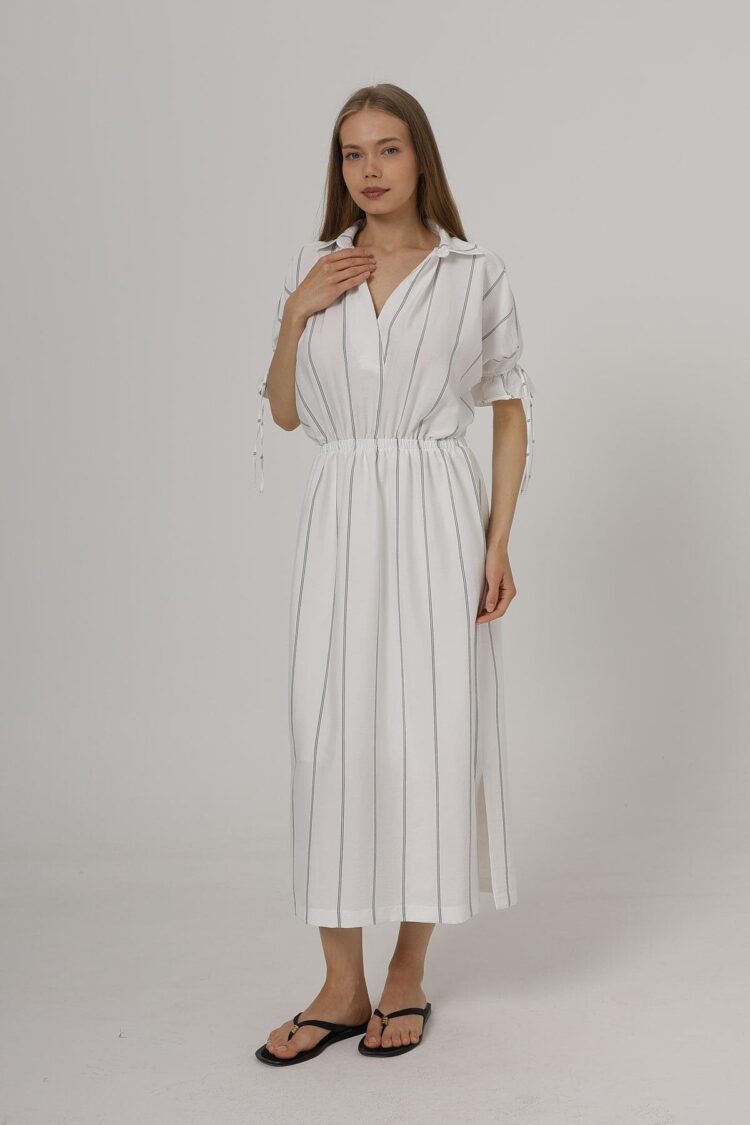 Elastic Waist Dress - Producer: Reyon - Wholesale Women Clothes - TheBS Women