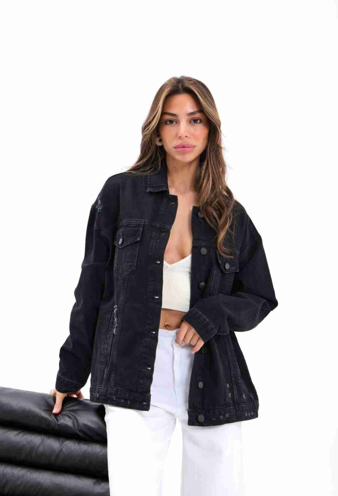 Denim Jacket - Brand: Fame - Women & Kids, Baby Clothes Wholesale - TheBS Women