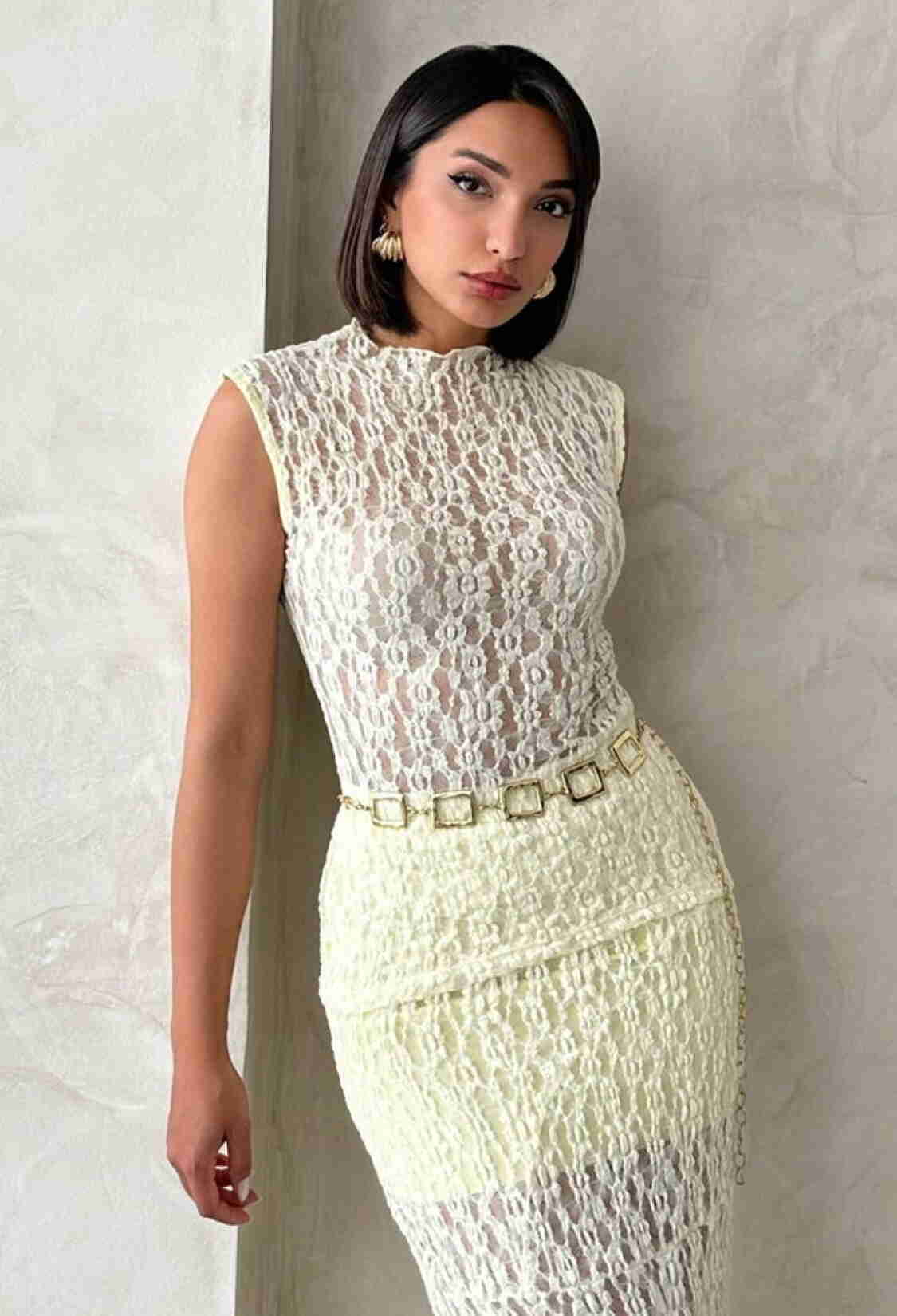 Zero Sleeve Lace Blouse - Brand: Topshow - Women & Kids, Baby Clothes Wholesale - TheBS Women