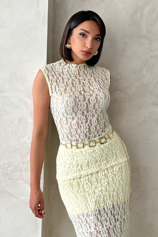 Zero Sleeve Lace Blouse - Producer: Topshow - Wholesale Women Clothes - TheBS Women