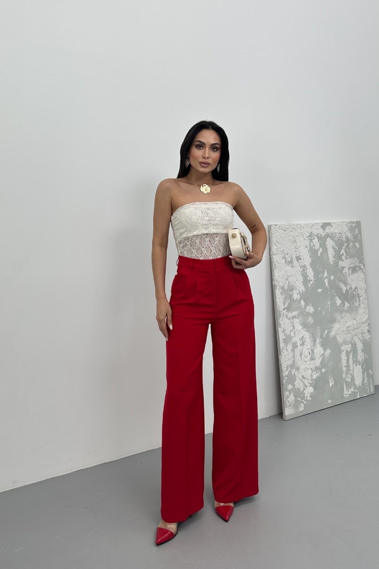 Pleated Palazzo Pants - Producer: Juste - Wholesale Women Clothes - TheBS Women