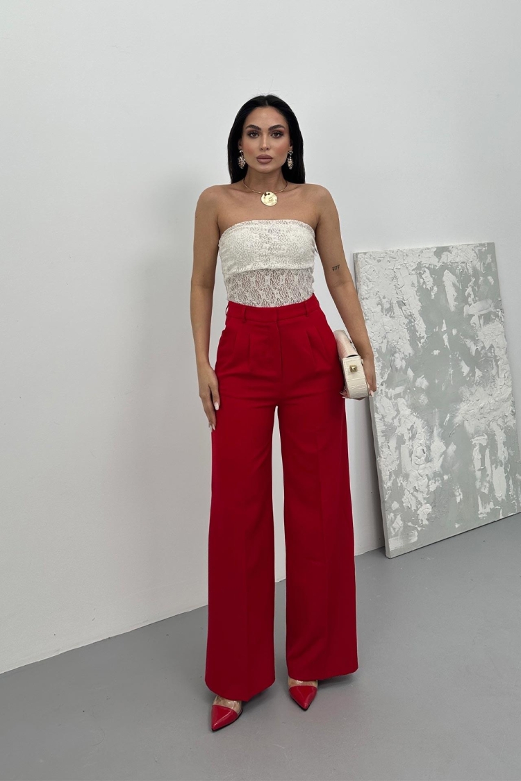 Pleated Palazzo Pants - Producer: Juste - Wholesale Women Clothes - TheBS Women