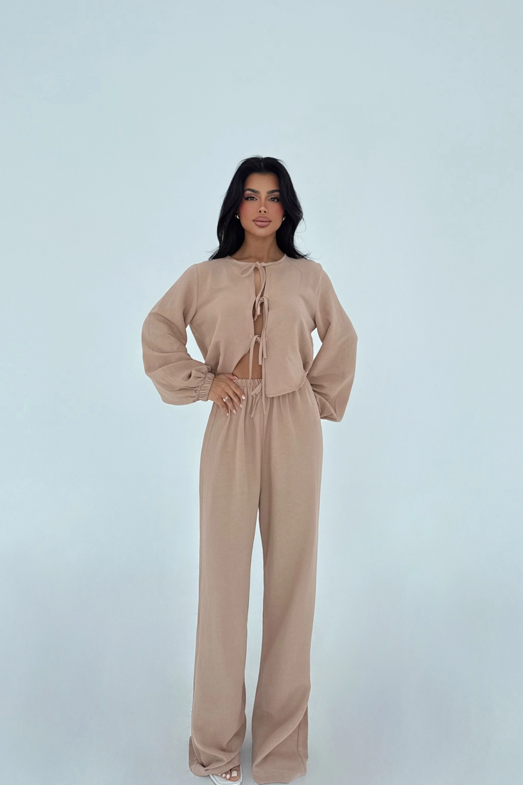 Tied Trouser Suit - Producer: EYYO ATELIER - Wholesale Women Clothes - TheBS Women