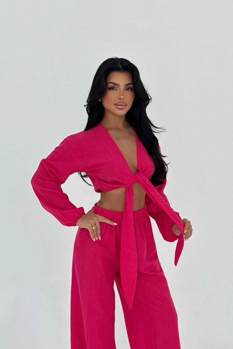 Adelina Tied Suit - Producer: EYYO ATELIER - Wholesale Women Clothes - TheBS Women