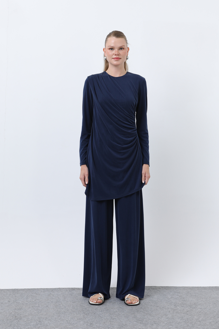 Women's Drape Detailed Trousers Suit - Brand: Puane - Women & Kids, Baby Clothes Wholesale - TheBS Women