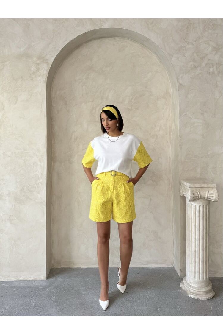 Sleeve Detailed T-Shirt - Brand: Topshow - Women & Kids, Baby Clothes Wholesale - TheBS Women