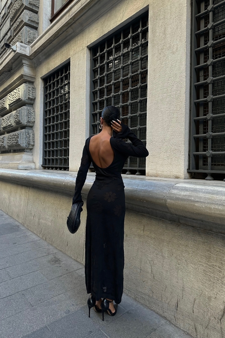 Backless Knit Dress - Producer: Sobe Istanbul - Wholesale Women Clothes - TheBS Women