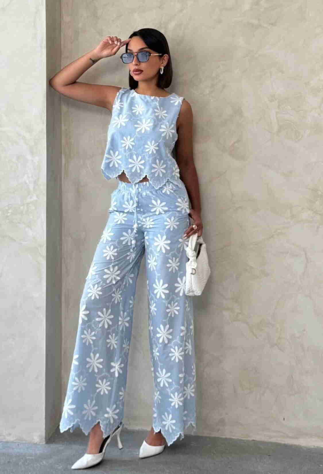 Floral Palazzo Pants - Brand: Topshow - Women & Kids, Baby Clothes Wholesale - TheBS Women