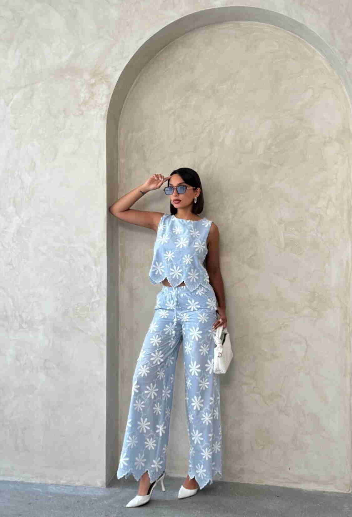 Floral Palazzo Pants - Brand: Topshow - Women & Kids, Baby Clothes Wholesale - TheBS Women