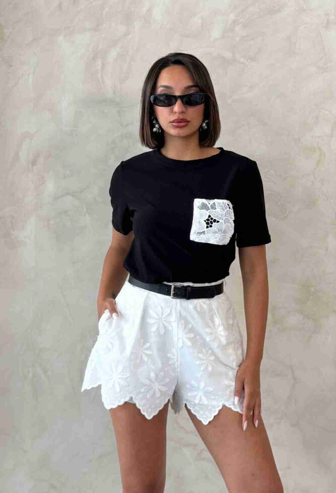 High Waist Paper Bag Shorts - Brand: Topshow - Women & Kids, Baby Clothes Wholesale - TheBS Women