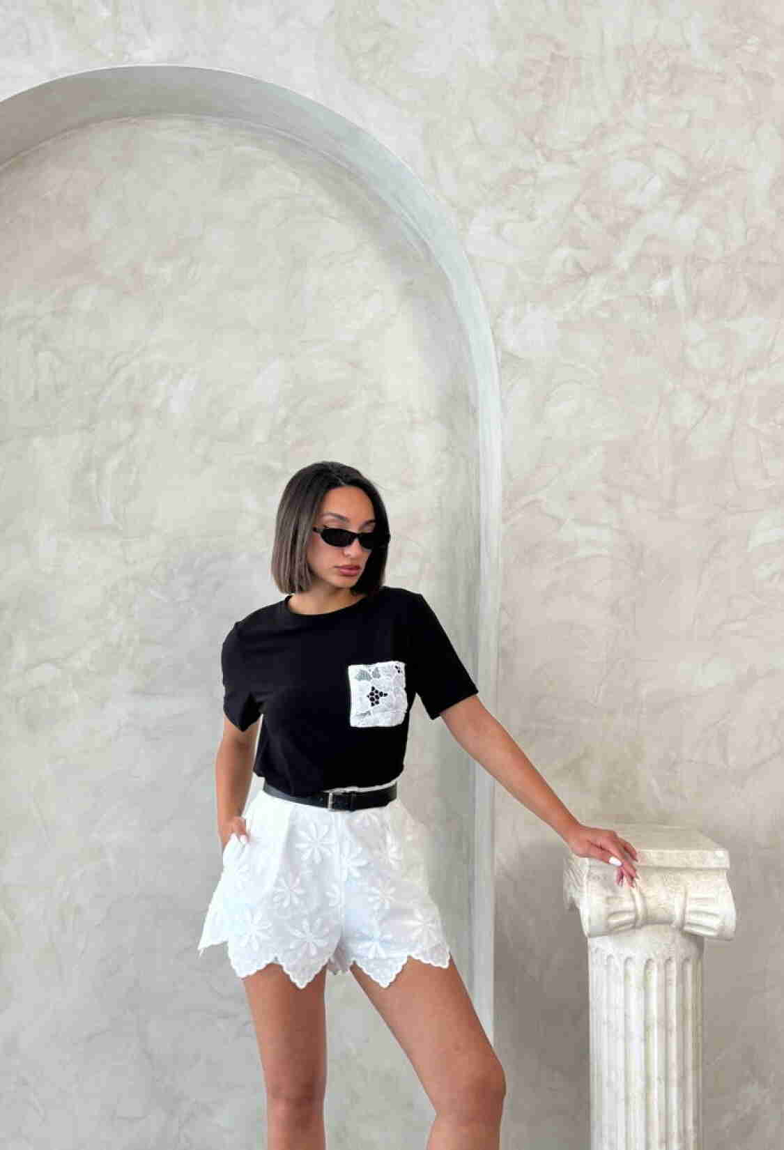 High Waist Paper Bag Shorts - Brand: Topshow - Women & Kids, Baby Clothes Wholesale - TheBS Women