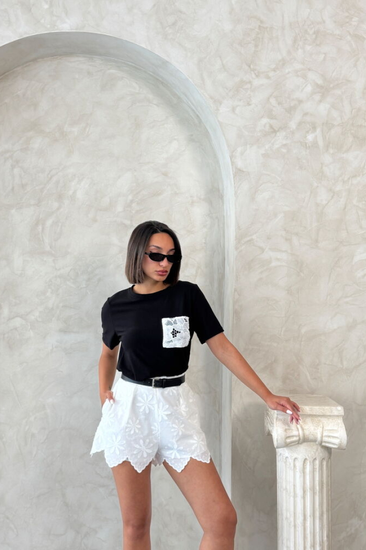 High Waist Paper Bag Shorts - Producer: Topshow - Wholesale Women Clothes - TheBS Women