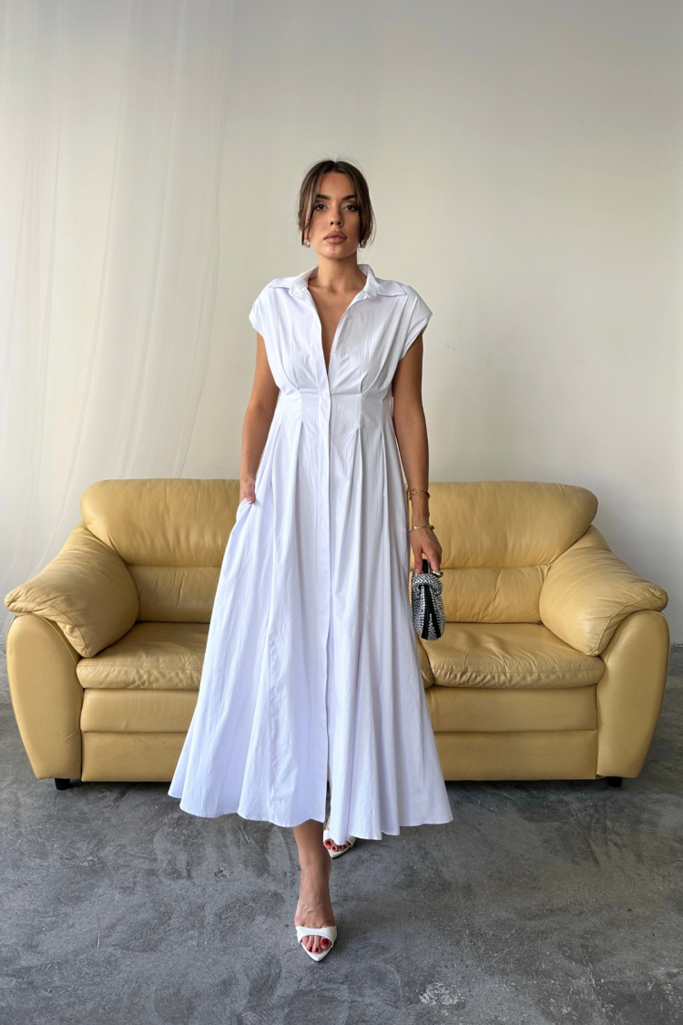 Elegant Formal Casual Shirt Dress - Brand: Ello - Women & Kids, Baby Clothes Wholesale - TheBS Women