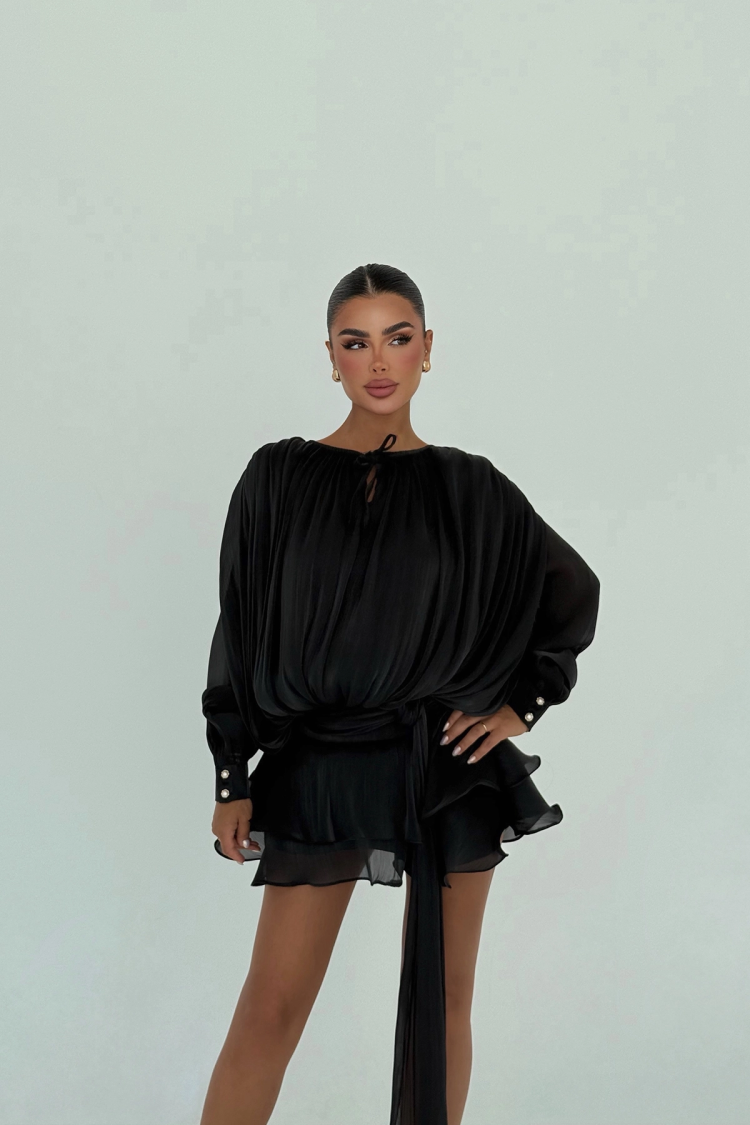 Sexy Elegant Glam Babydoll Dress - Producer: EYYO ATELIER - Wholesale Women Clothes - TheBS Women