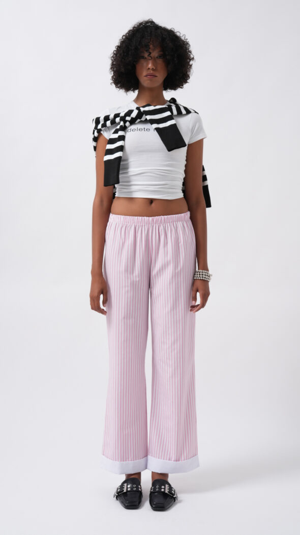 Casual Striped Palazzo Pants - Producer: Black Fashion - Wholesale Women Clothes - TheBS Women
