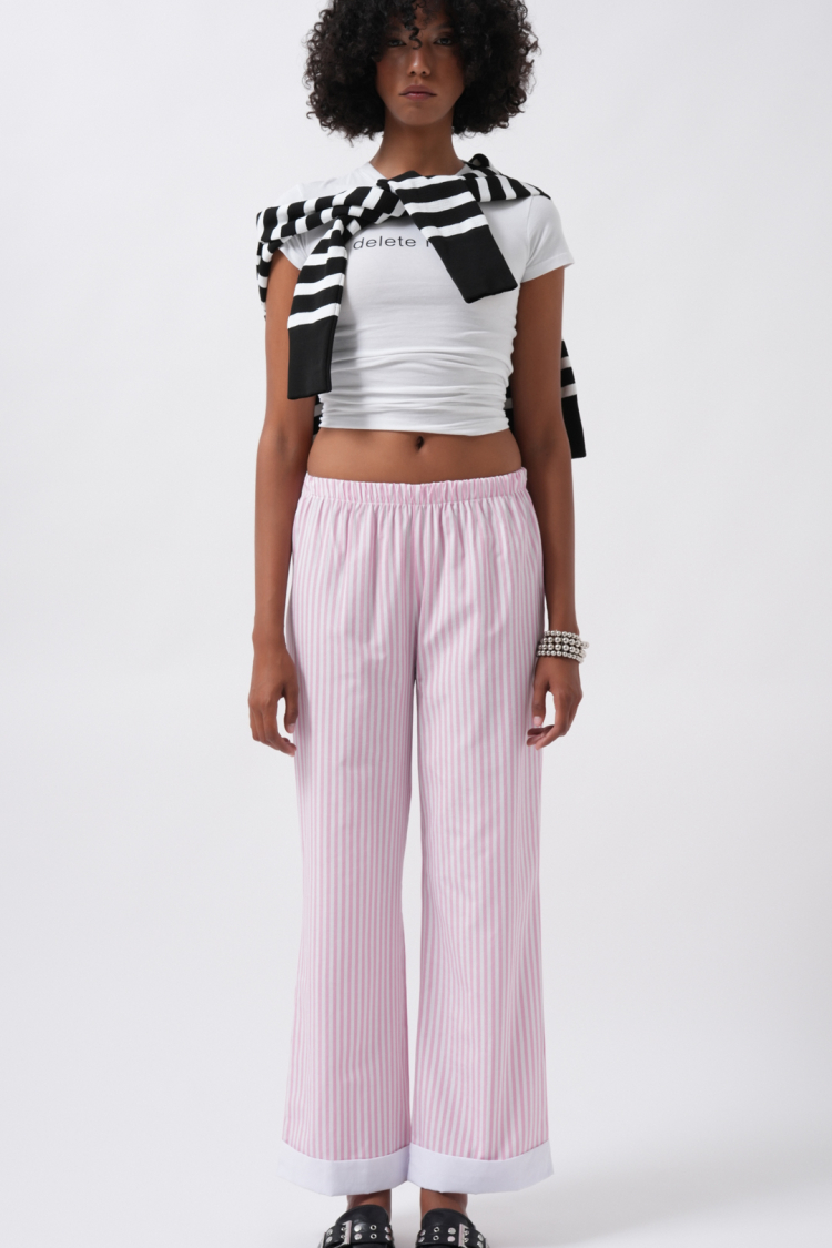 Casual Striped Palazzo Pants - Producer: Black Fashion - Wholesale Women Clothes - TheBS Women