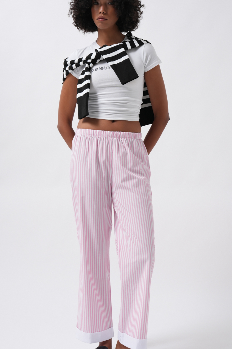 Casual Striped Palazzo Pants - Producer: Black Fashion - Wholesale Women Clothes - TheBS Women