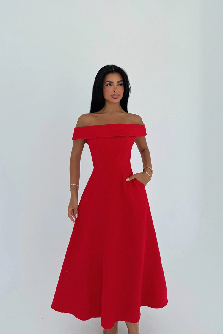 Elegant Formal Glam A-Line Dress - Brand: EYYO ATELIER - Women & Kids, Baby Clothes Wholesale - TheBS Women