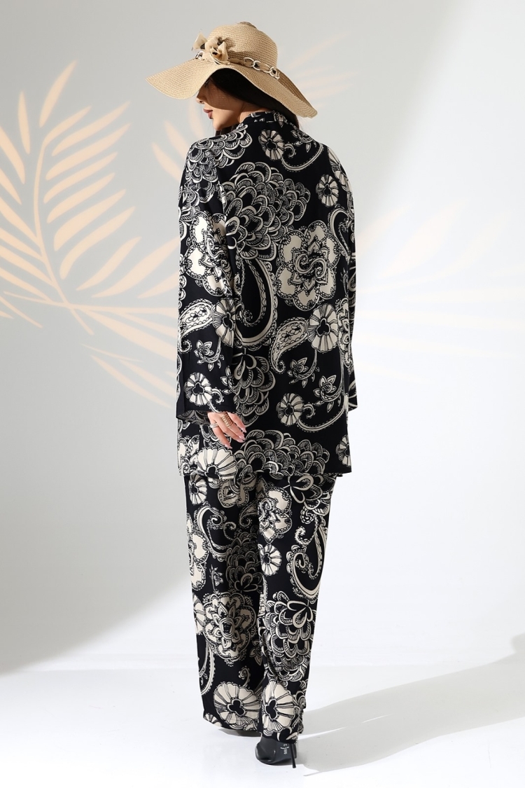 Ethnic Elegant Kimono With Paisley Floral Patterns - Brand: My Jest Fashion - Women & Kids, Baby Clothes Wholesale - TheBS Women