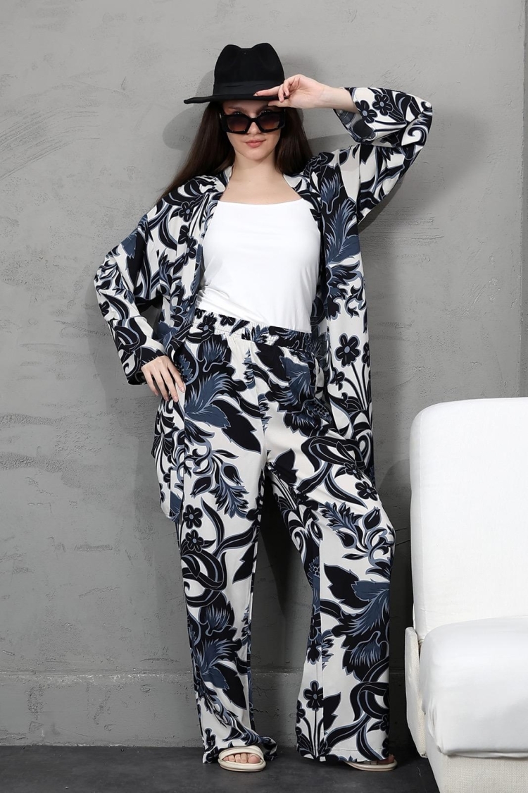 Black Floral Casual Boho Elegant Set - Producer: My Jest Fashion - Wholesale Women Clothes - TheBS Women