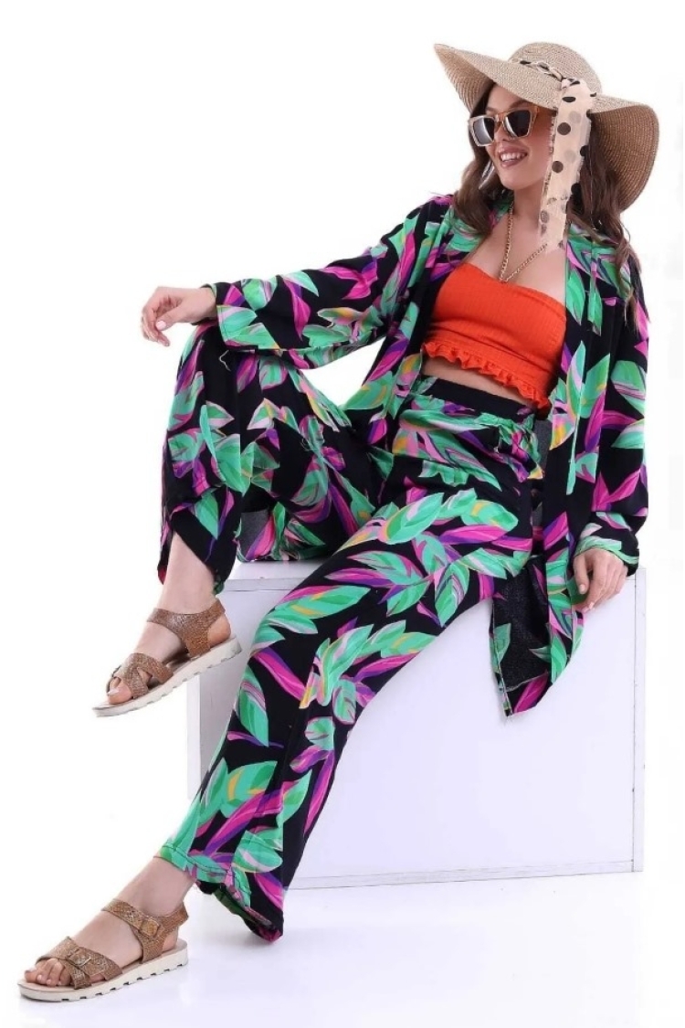 Black Floral Palazzo Set - Brand: My Jest Fashion - Women & Kids, Baby Clothes Wholesale - TheBS Women