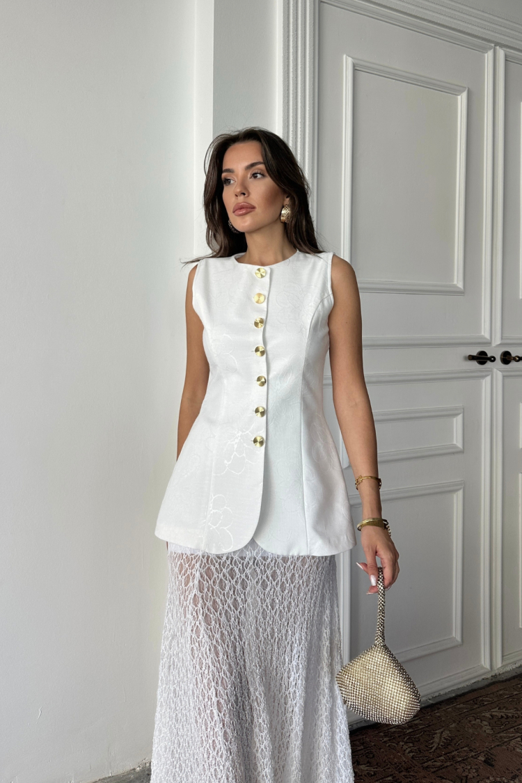 Elegant Long Buttoned Vest - Brand: Ello - Women & Kids, Baby Clothes Wholesale - TheBS Women