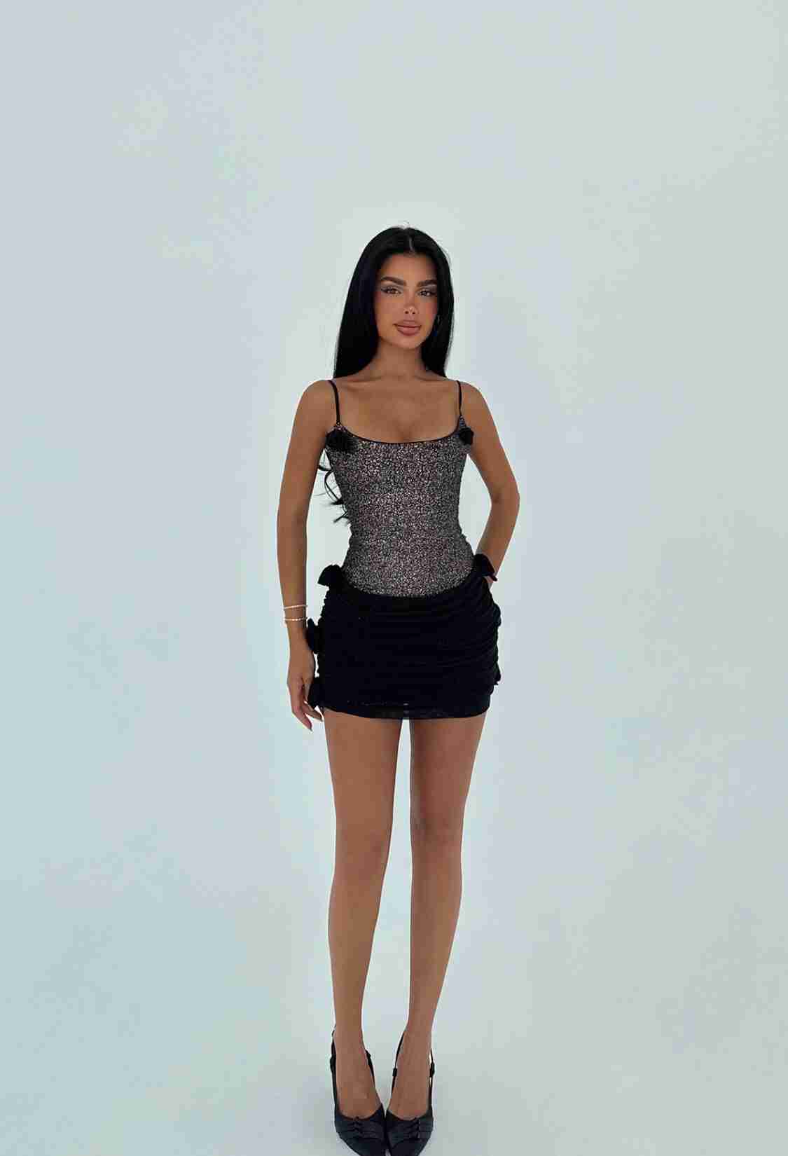 Black Sexy Elegant Formal Glam Bodycon Dress - Brand: EYYO ATELIER - Women & Kids, Baby Clothes Wholesale - TheBS Women